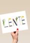 lente met bloemen