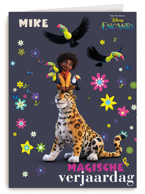 Verjaardagskaart Hallmark | Verjaardagskaart Disney Encanto Antonio Met Tijger