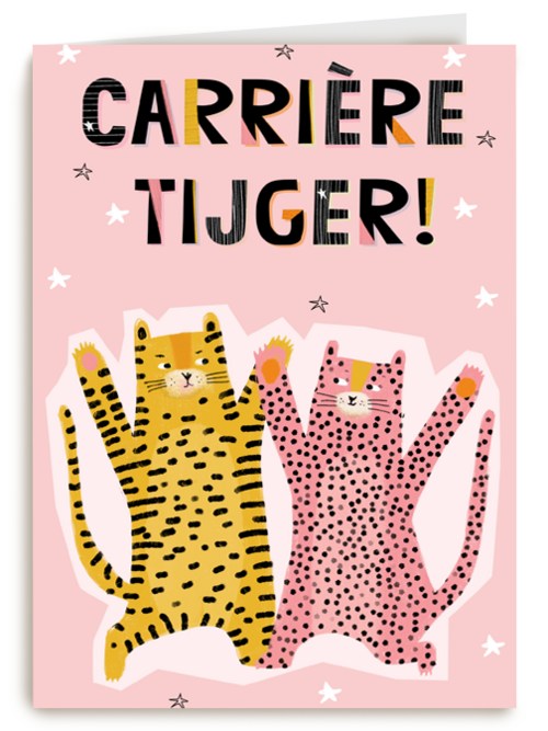 Kaart Hallmark | Nieuwe Baan | Promotie Kaart Carriere Tijger