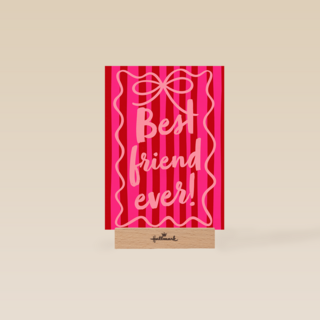 Valentine Best Friend Ever Pink