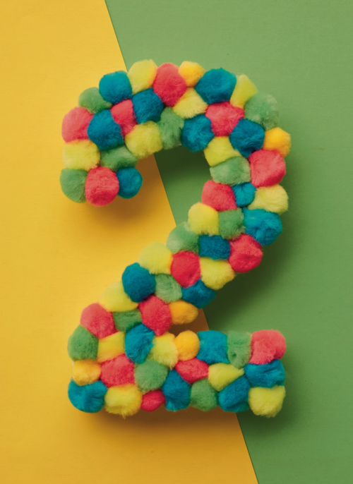 prodo design confetti bolletjes 2 jaar