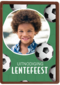 Uitnodiging Lentefeest voetbal fotokaart