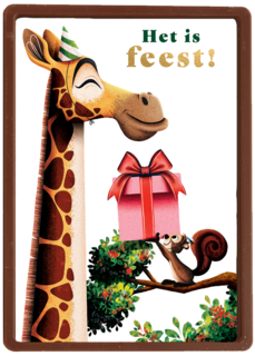 Folio Het is feest uitnodiging