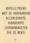verjaardag kaart hip allerleukste levensgenieter die je bent