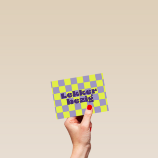 Lekker bezig groen lila