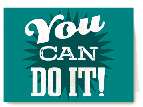 you can do it groen