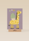 giraffe met cupcake