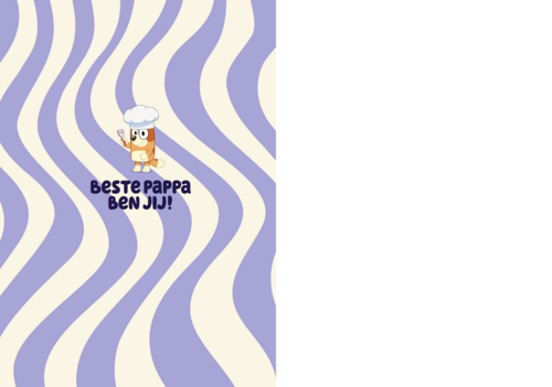 Bluey Fijne vaderdag