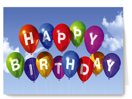 Chromazone Happy Birthday ballonnen