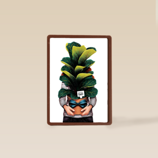 vriendschap kaart folio with love plant