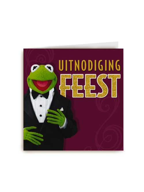 kermit uitnodiging feest