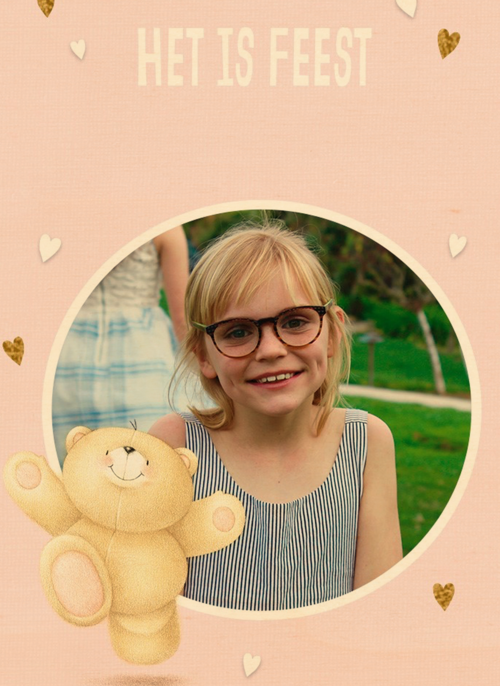 het is feest met de forever friends fotokaart