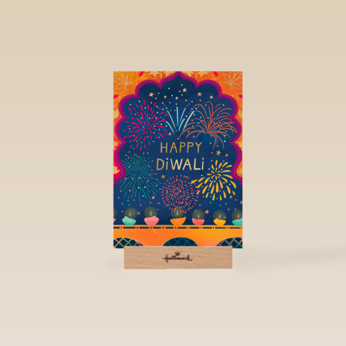 Happy Divali vuurwerk