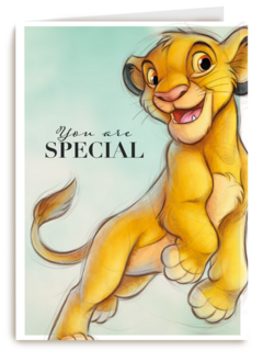 Simba verjaardagskaart you are special