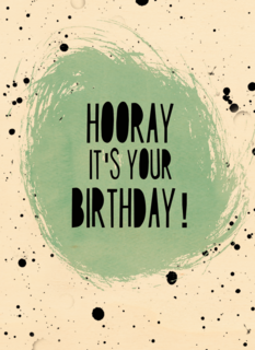 hooray hooray its your birthday