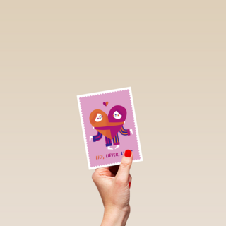 Kinderpostzegels Lief Liever Liefste