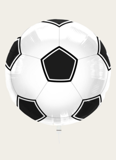 Ballon Voetbal Zwart Wit