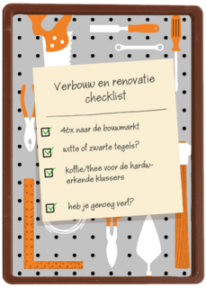 verhuisd kaart checklist verbouwing