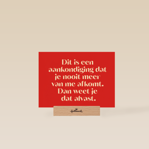 andC aankondiging