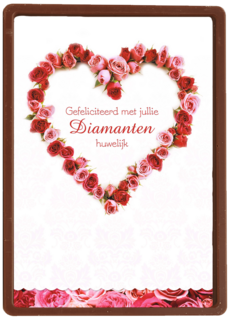 rozen krans in hartvorm