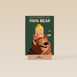Happy fathers day papa bear
