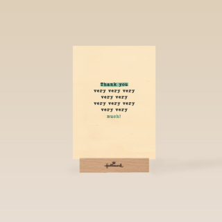 Bedankt thank you very very very much