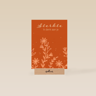 Deelneming kaart sterkte ik denk aan je