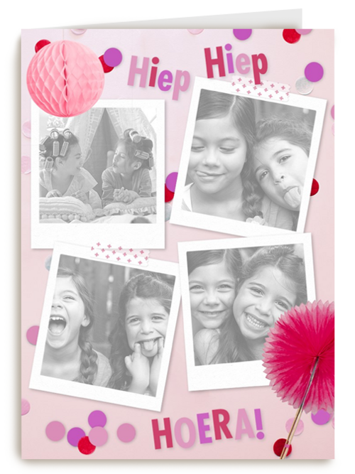 4 fotos roze slingers