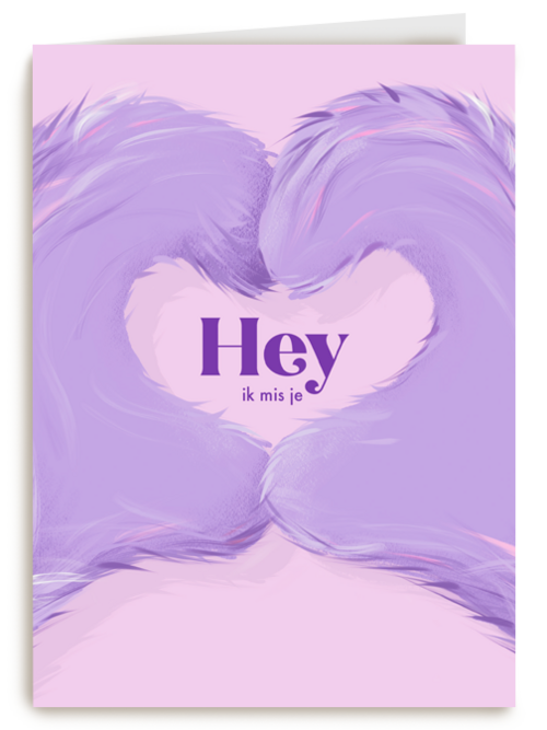 Ik mis je Fluffy Hands
