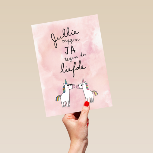 jullie zeggen ja tegen de liefde