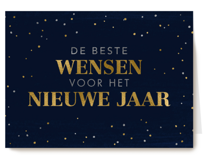 nieuwjaar kaart de beste wensen voor het nieuwe jaar