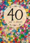 confetti 40 jaar in dienst