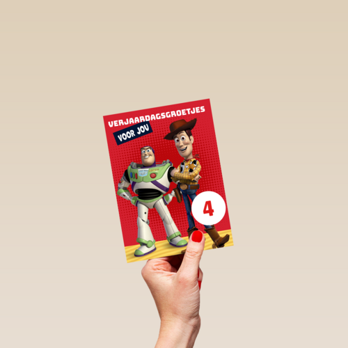 Toy Story verjaardagsgroetjes Buzz en Woody