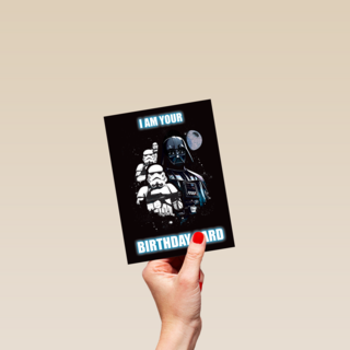 Star Wars Darth Vader I am your birthday card