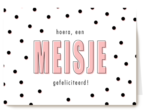 geboorte dochter hoera een meisje gefeliciteerd