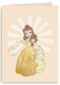 prinses kaart disney blanco belle