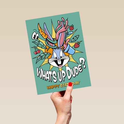 whats up dude van bugs bunny