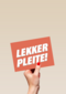 zomer kaart grappig lekker pleite dialect dialecten staykation