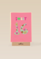 Verjaardagskaart roze sweet 16 tiener meisje