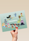 Verjaardagskaart Disney Pixar karakters