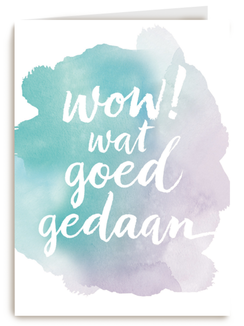 watercolor wow wat goed gedaan