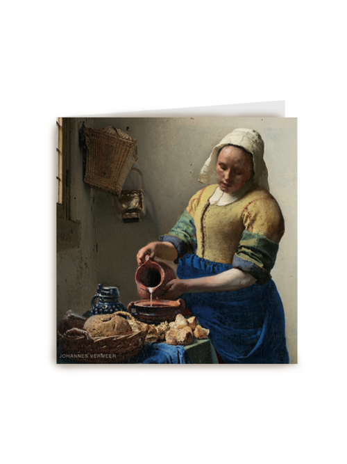 Verjaardagskaart Hallmark | Studio Art Blanco Melkmeisje Schilderij