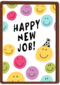 nieuwe baan kaart happy new job