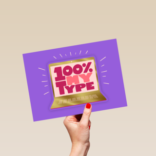 Valentine 100 procent my type