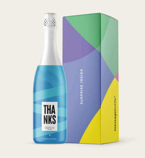 Cava Thanks in Geschenkverpakking