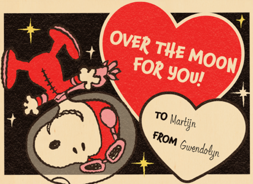 Peanuts Over The Moon For You