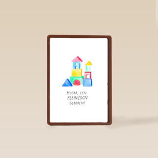 Geboortefelicitatie kleinzoon