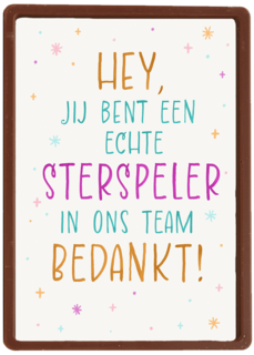 Sterspeler in ons team