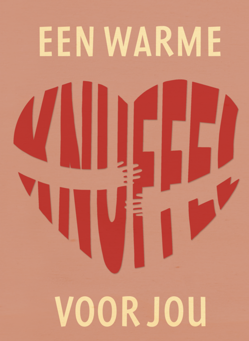 Sterkte kaart een warme knuffel voor jou
