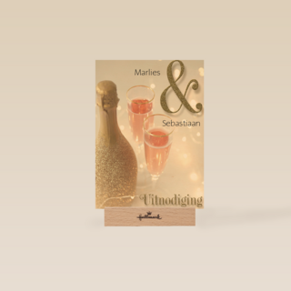 champagne uitnodiging